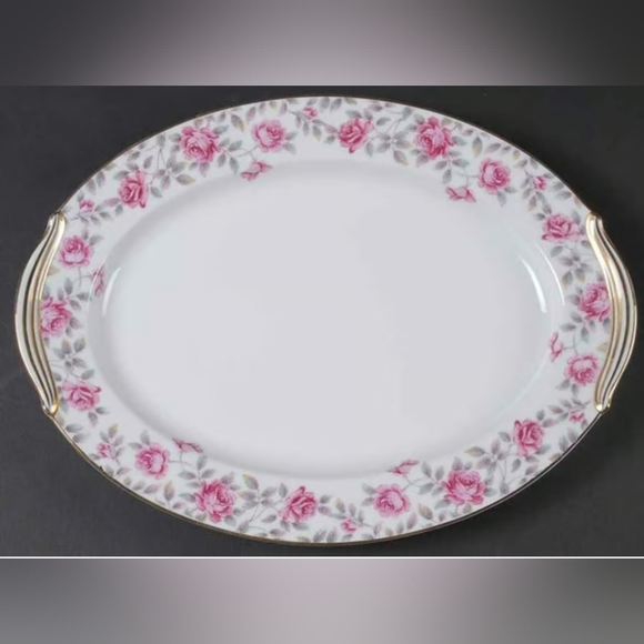Vintage Noritake Rosewood 13" Oval Platter Japan Discontinued - Picture 2 of 4